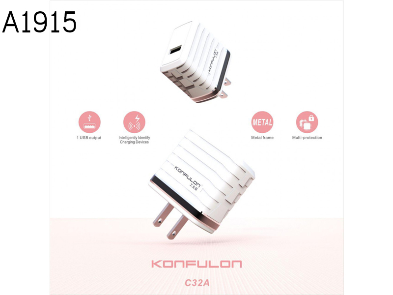 Charger and Cable Lightning Konfulon C32A