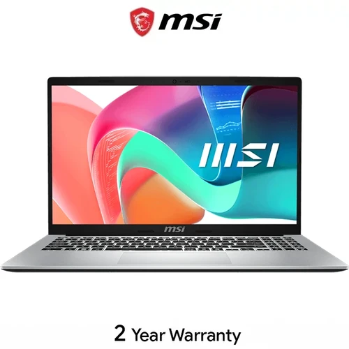 MSI Modern 15 F1MG-1073KH (Intel® Core™ 5 120U / 8GB DDR4 / SSD 512GB PCIE / 15.6 Inch FHD IPS) Urban Silver