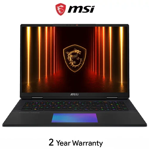 MSI Titan 18 HX A2WJ-1201KH (Intel® Core™ Ultra 9 290HX Plus / 64GB / SSD 2TB PCIE / RTX5090 24GB / 18.0 Inch 4K UHD+ Mini LED 240Hz)